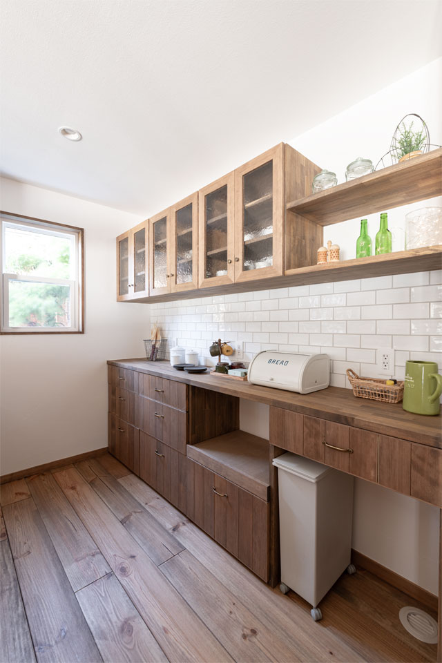 ママのワークスペースがある家