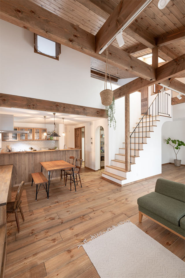 ママのワークスペースがある家