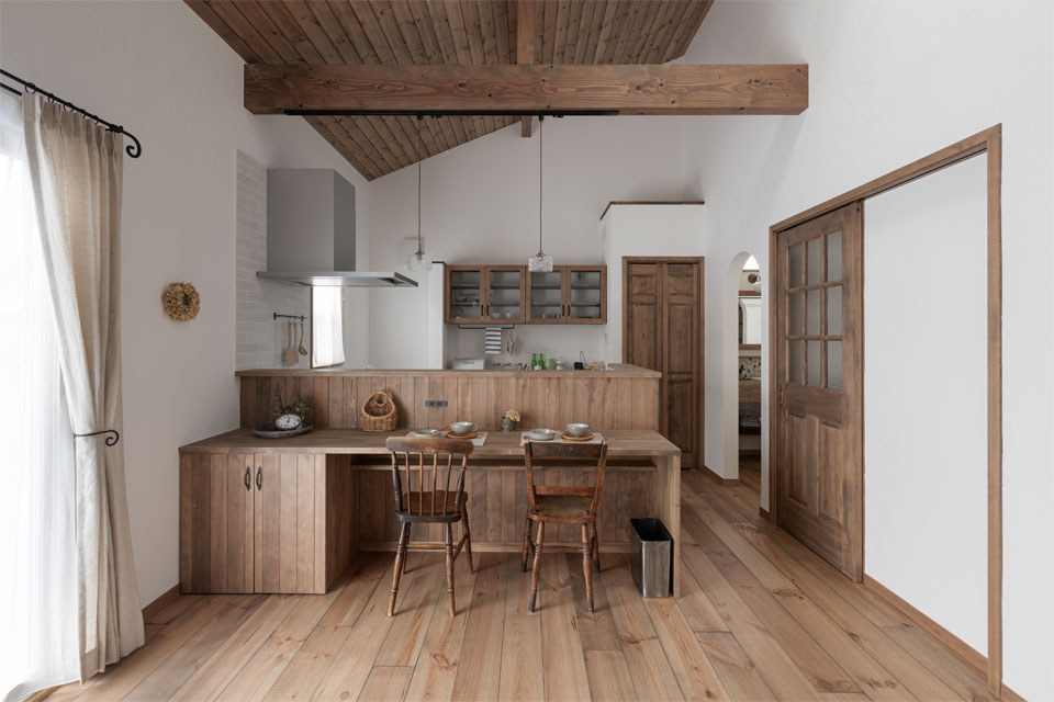 ペットとのんびり暮らす平屋