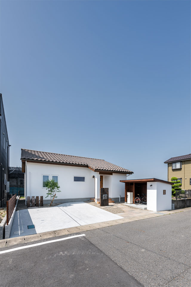 ペットとのんびり暮らす平屋