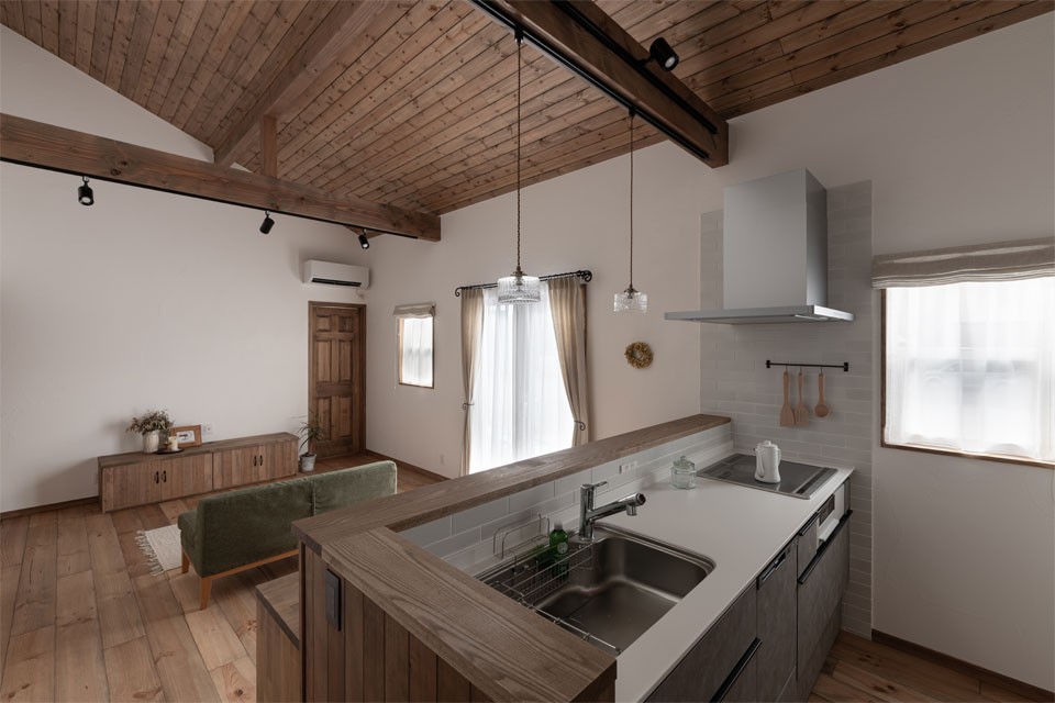 ペットとのんびり暮らす平屋