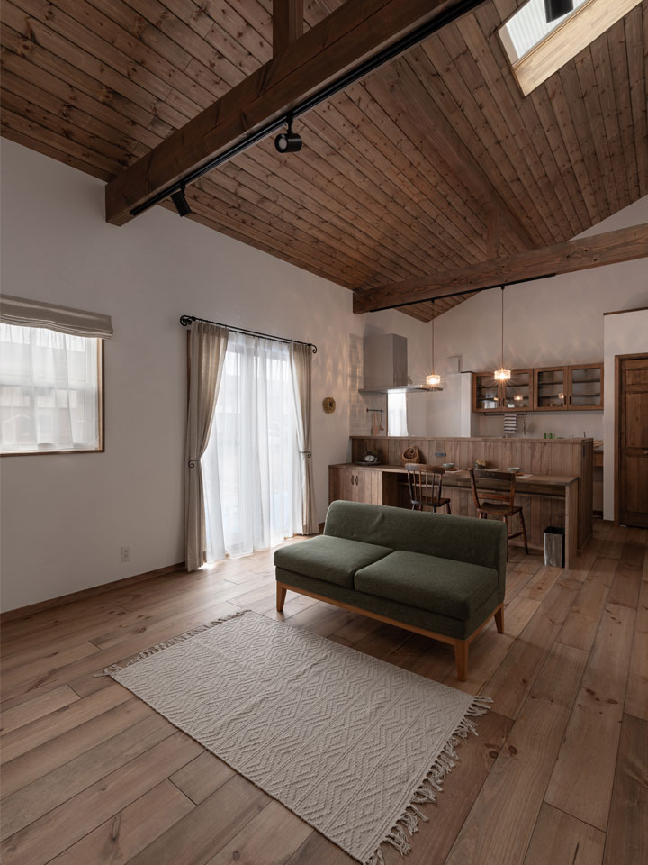 ペットとのんびり暮らす平屋