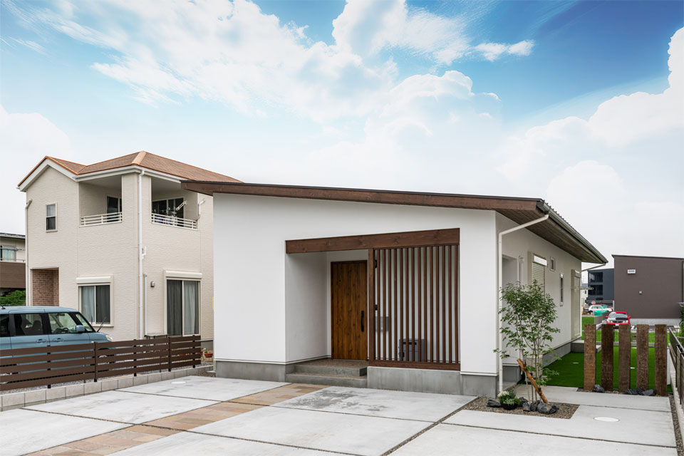 夫婦のためのゆったり平屋