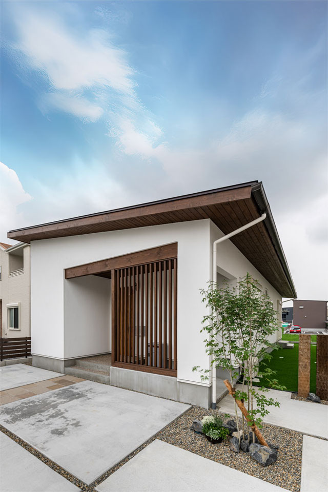 夫婦のためのゆったり平屋