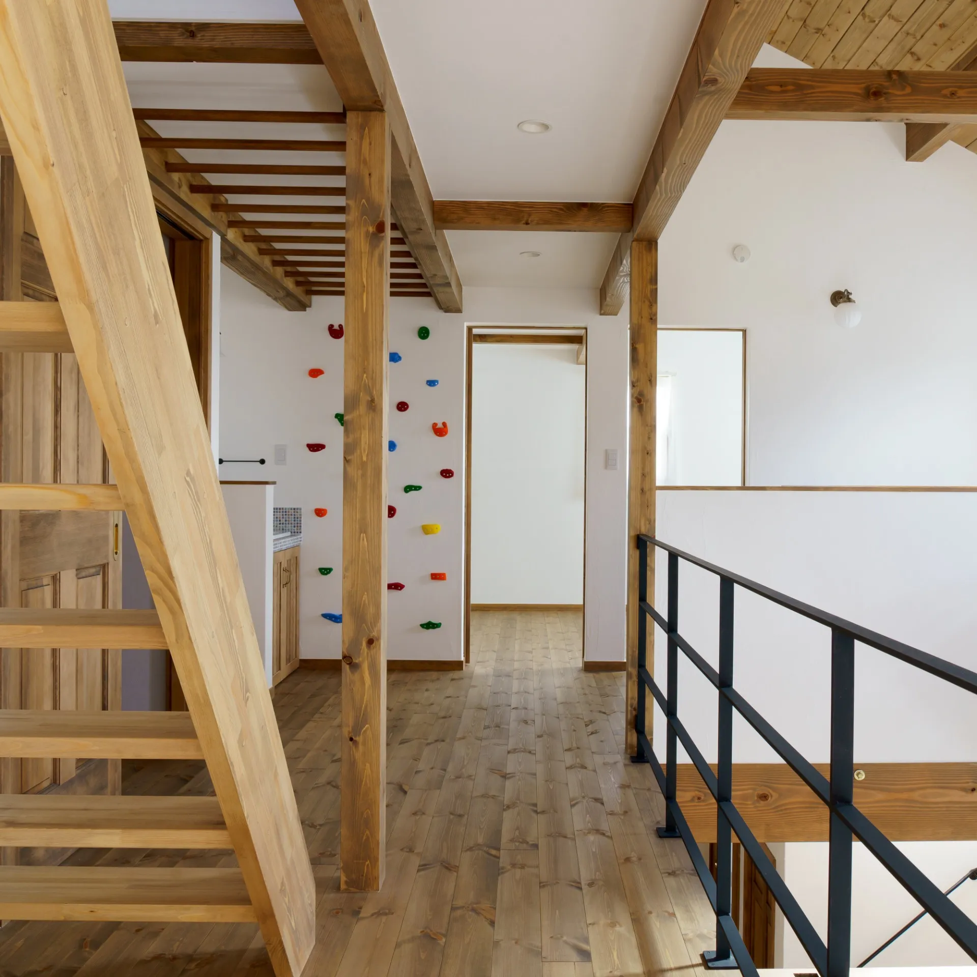 アスレチックのある家