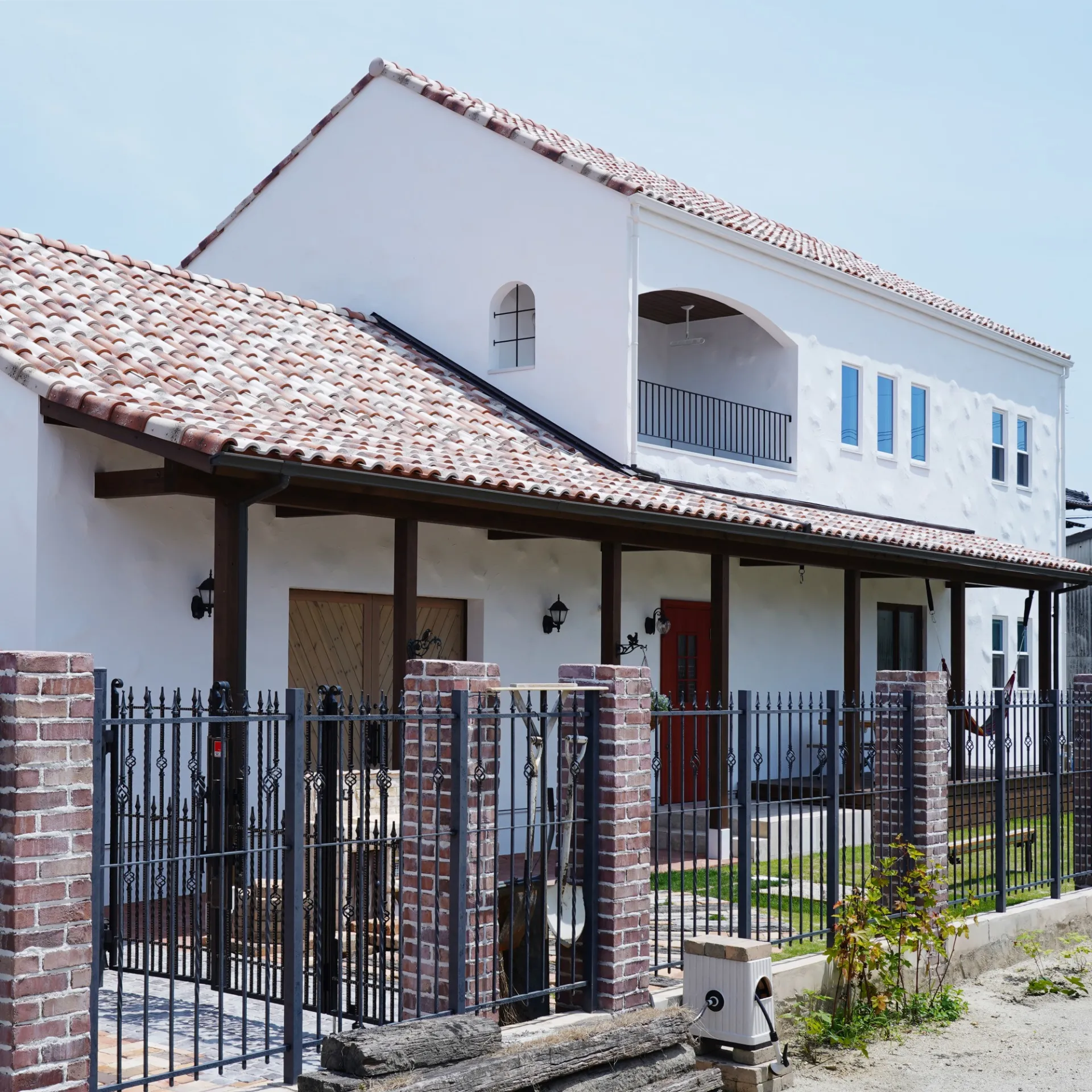 趣味を愉しむ、南欧スタイルの家