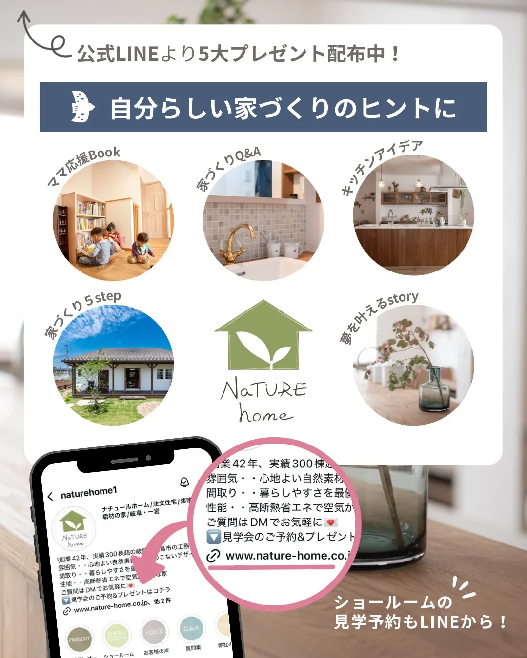 ナチュールホームは施工エリアを