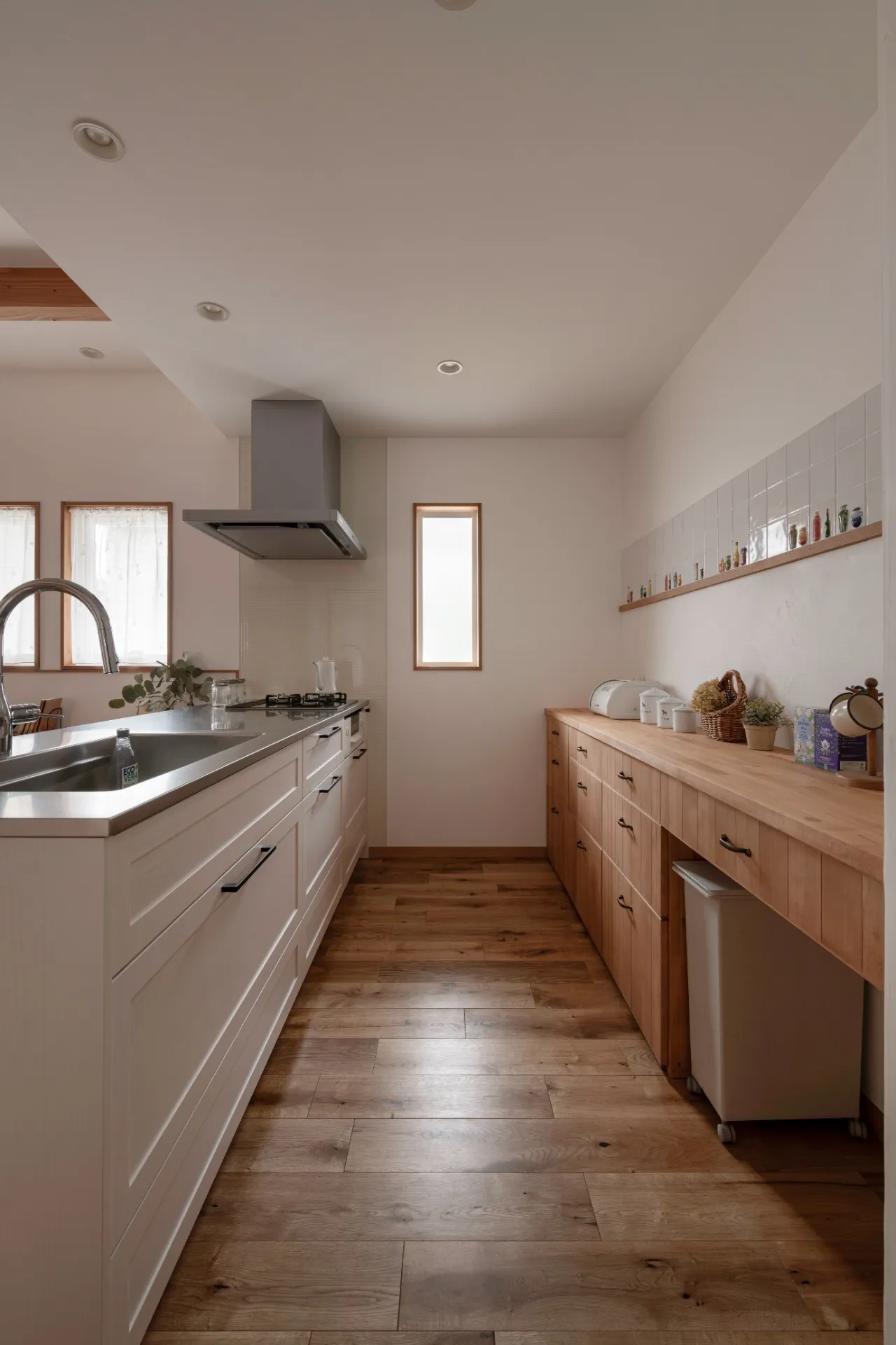 二世帯で暮らす平屋