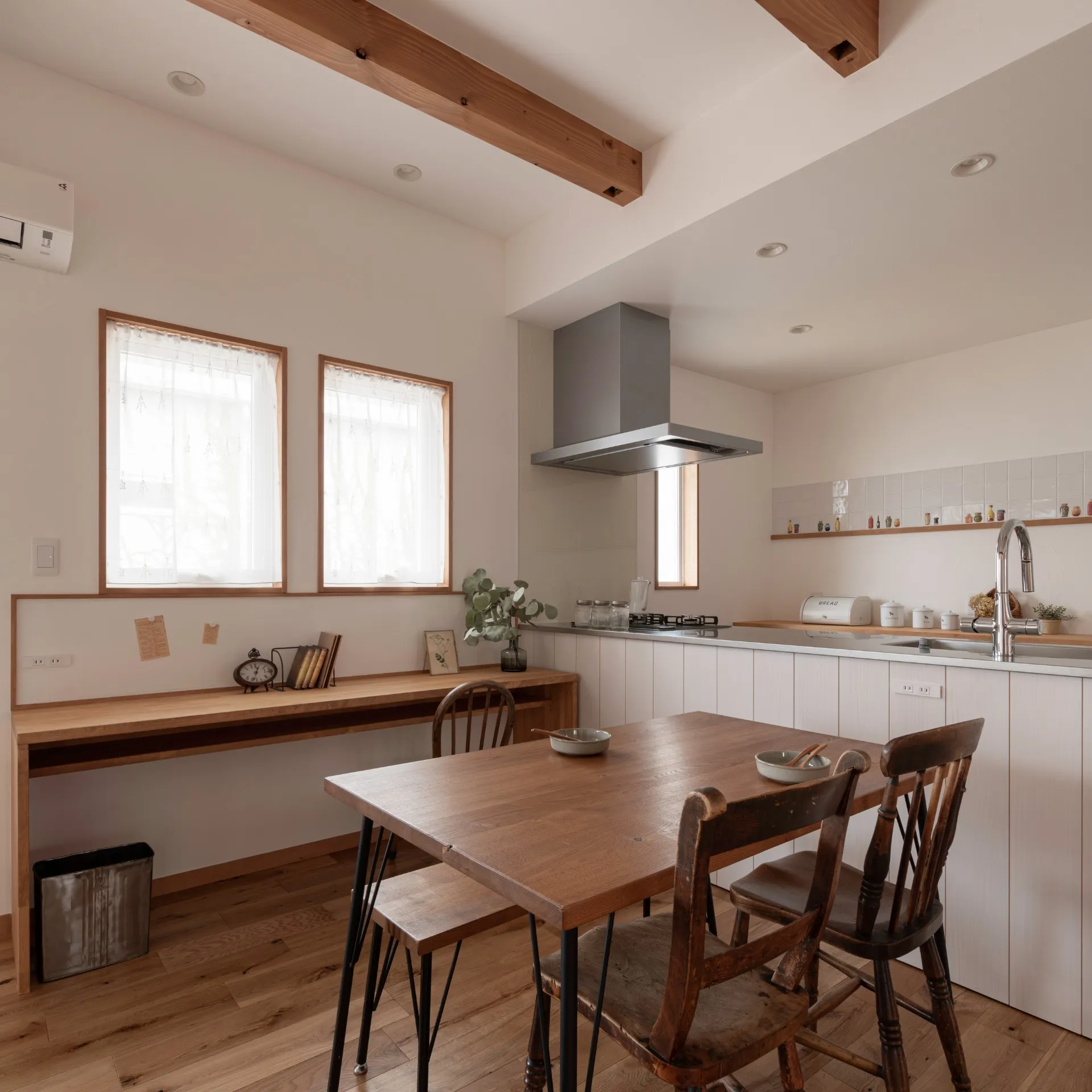 二世帯で暮らす平屋